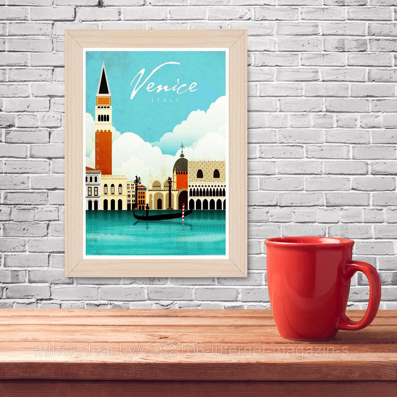 Ретро постер (плакат) "Венеция" - фото 7 - id-p123692363