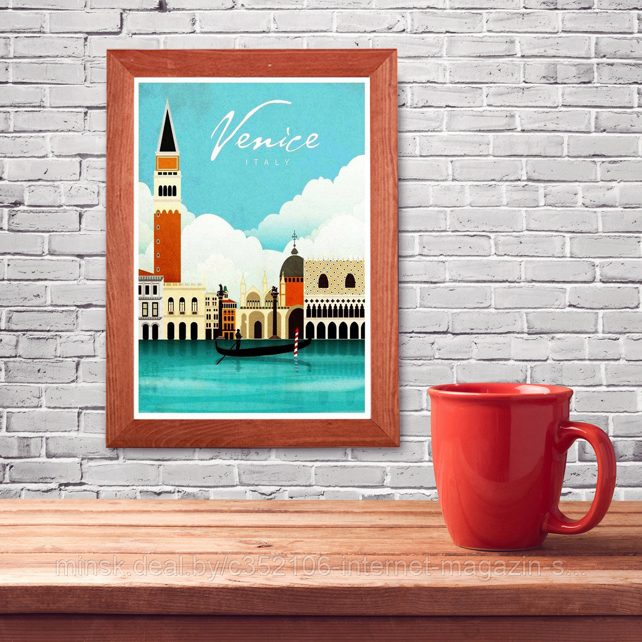 Ретро постер (плакат) "Венеция" - фото 8 - id-p123692363