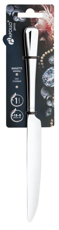 Нож столовый APOLLO Genio "Baguette Nouveau", нерж. сталь, арт. BGN-31 - фото 1 - id-p123699502