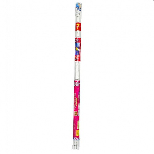 Сушилка для белья потолочная стальная (7 прутьев) 2,4м белая