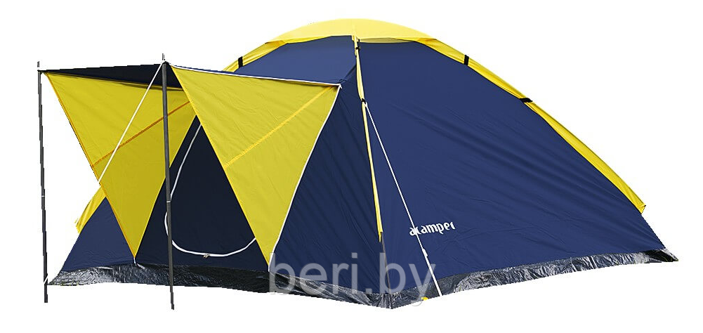 Палатка туристическая Acamper MONODOME 4, 4-х местная, blue