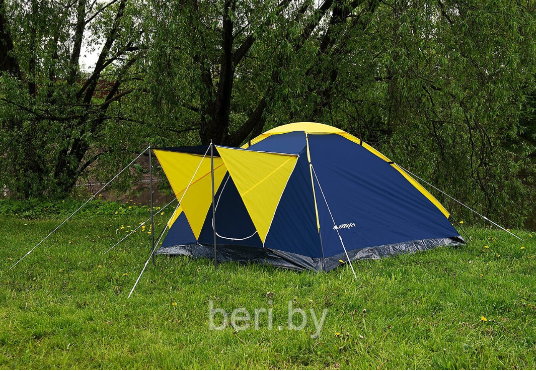 Палатка туристическая Acamper MONODOME 4, 4-х местная, blue - фото 2 - id-p123712036