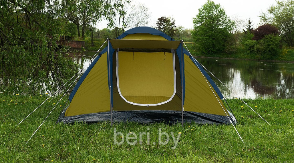 Палатка туристическая Acamper MONODOME 4, 4-х местная, green - фото 4 - id-p123712065