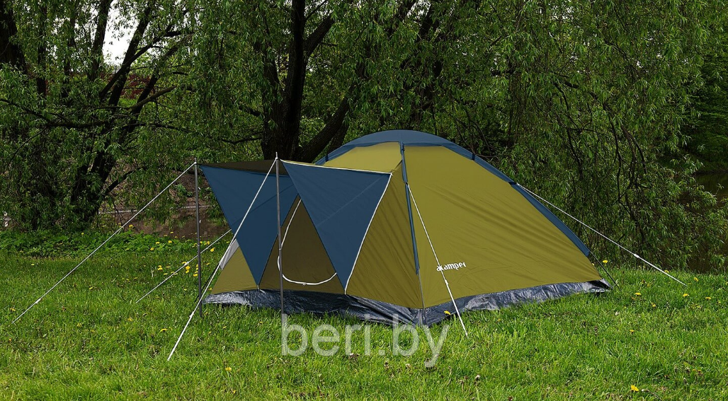 Палатка туристическая Acamper MONODOME 4, 4-х местная, green - фото 2 - id-p123712065