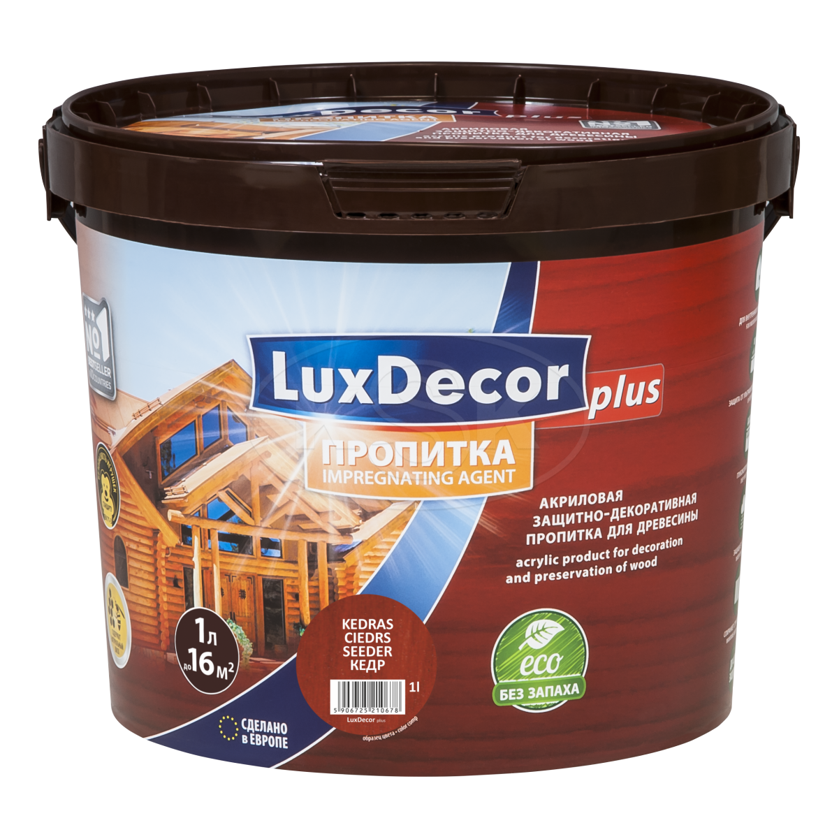 Декоративная пропитка для дерева LUXDECOR 1.0 л - фото 1 - id-p123716766