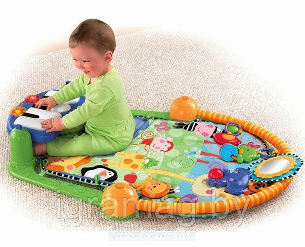 Игрушка Фішер-Прайс Развивающий коврик с пианино - фото 4 - id-p123723546