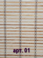 Бамбуковая рулонная штора