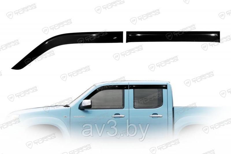 Ветровики Mazda BT-50 2007 / Ford Ranger 2007/ Мазда (Cobra Tuning) - фото 1 - id-p60447713