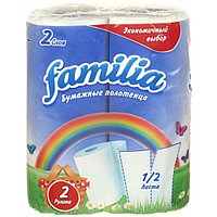 Полотенца бумажные FAMILIA 2*2 рул (Цена с НДС)