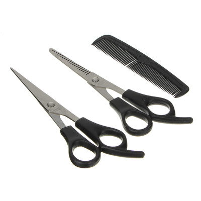 Парикмахерские ножницы и филировочные 2 штуки+расческа - фото 3 - id-p123763085