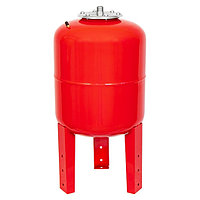 РБ-100 Красный Расширительный бак ТЕПЛОКС объемом 100 литров для систем отопления на ТРЕХ НОЖКАХ. Материал мембраны EPDM. СТАЛЬНОЙ ФЛАНЕЦ.