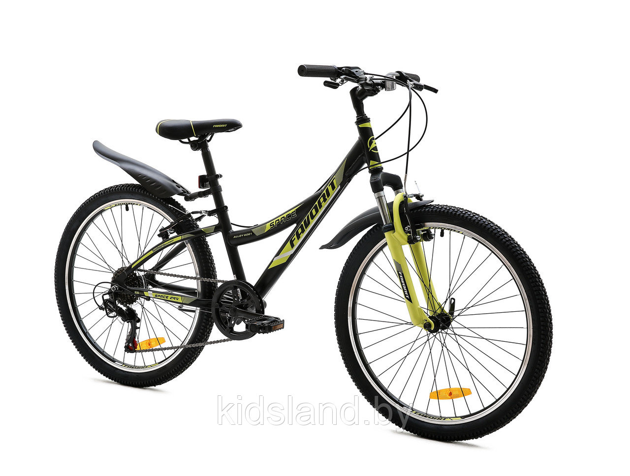 Велосипед Favorit Space V 24" (черно-желтый) - фото 2 - id-p123771857