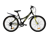 Велосипед Favorit Space V 24"  (черно-желтый), фото 1