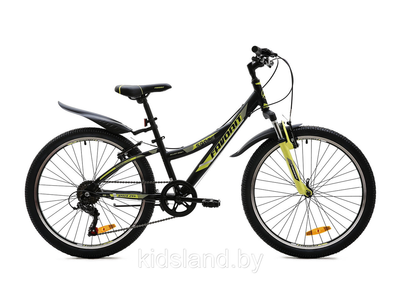 Велосипед Favorit Space V 24" (черно-желтый) - фото 1 - id-p123771857