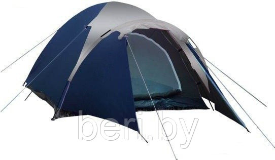 Палатка ACAMPER ACCO blue 3-х местная с тамбуром - фото 1 - id-p123772732