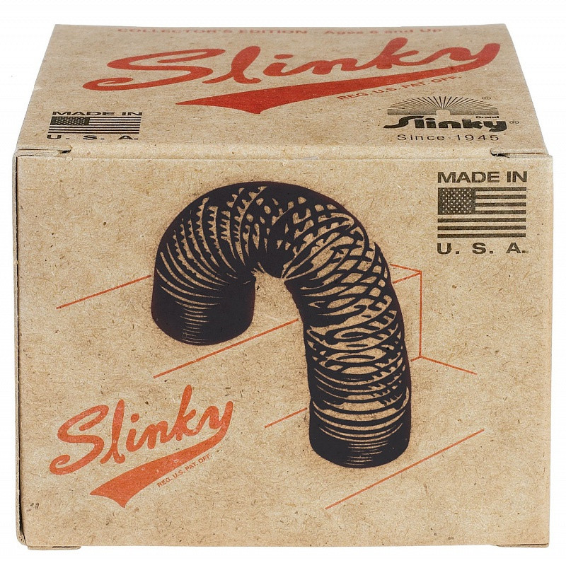 Пружинка Слинки Ретро, черная сталь (Slinky) - фото 4 - id-p8078914