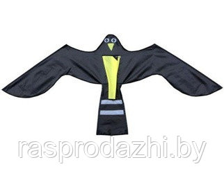 Змей воздушный Черный коршун 140х80 см визуальный отпугиватель (код.01265) - фото 1 - id-p123772959