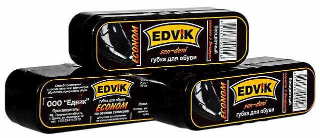 Губка для обуви "EDVIK" черный