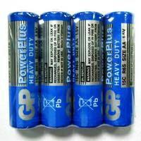Батарейки GP Power Plus AA R6 "пальчиковые" солевые - фото 1 - id-p123783367