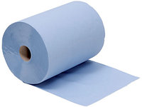 Бумага протирочная двухслойная голубая 33х30 см, 1000 листов, 1 рулон WURTH