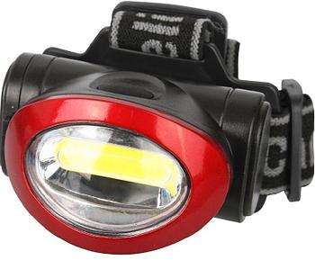 LED5382 (черн., COB, 4 реж, 3XLR03) Фонарь налобный CAMELION