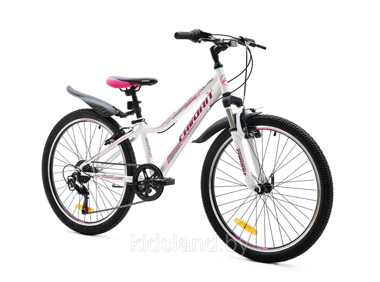 Велосипед Favorit Juli Pro V 24" (белый) - фото 2 - id-p123890576