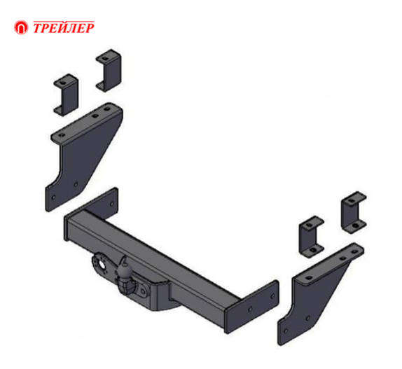 Фаркоп для Iveco Daily шасси (2006-2011) № 9650 - фото 1 - id-p123892672