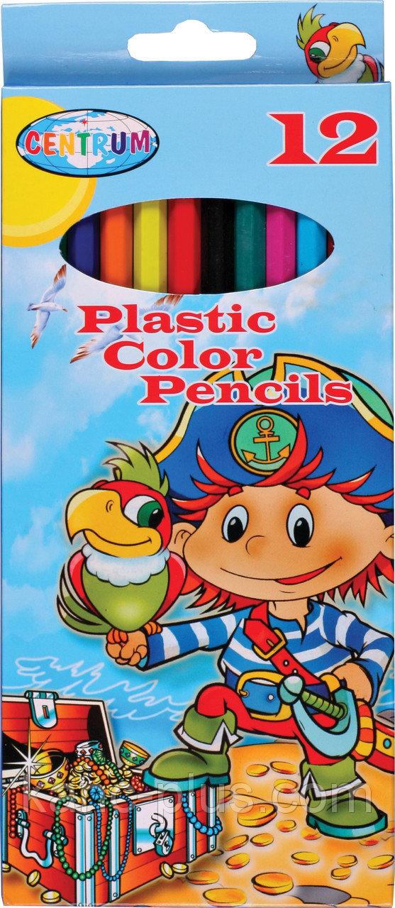 Карандаши цветные CENTRUM Pirate 12 цв. (Цена с НДС)