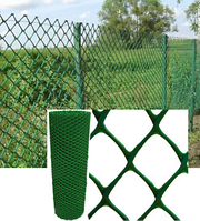 Заборная решетка (сетка пластиковая садовая) 20х20х1500 мм. (415 г/м²) зеленая