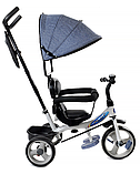 Детский велосипед трехколесный Trike Pilot PT1LB 10/8" 2020 (синий лен), фото 2