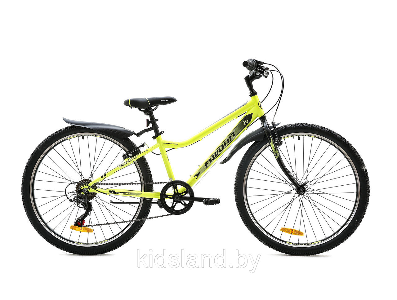 Велосипед Favorit Fox V 26"  (желтый), фото 1