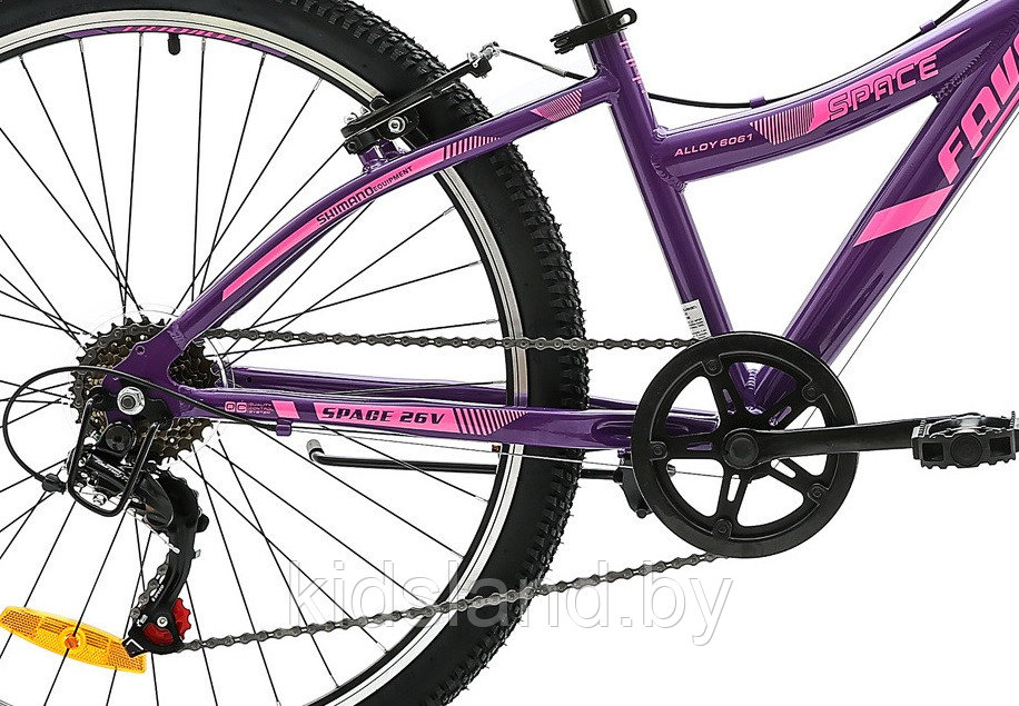 Велосипед Favorit Space V 26" (фиолетовый) - фото 7 - id-p123940546