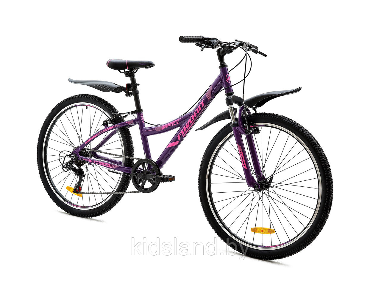 Велосипед Favorit Space V 26" (фиолетовый) - фото 2 - id-p123940546