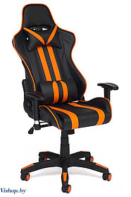 Кресло Tetchair iCar черный-оранжеый