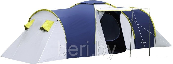 Палатка ACAMPER NADIR 8-местная с тамбуром, 3000 мм/ст синяя - фото 2 - id-p123948530