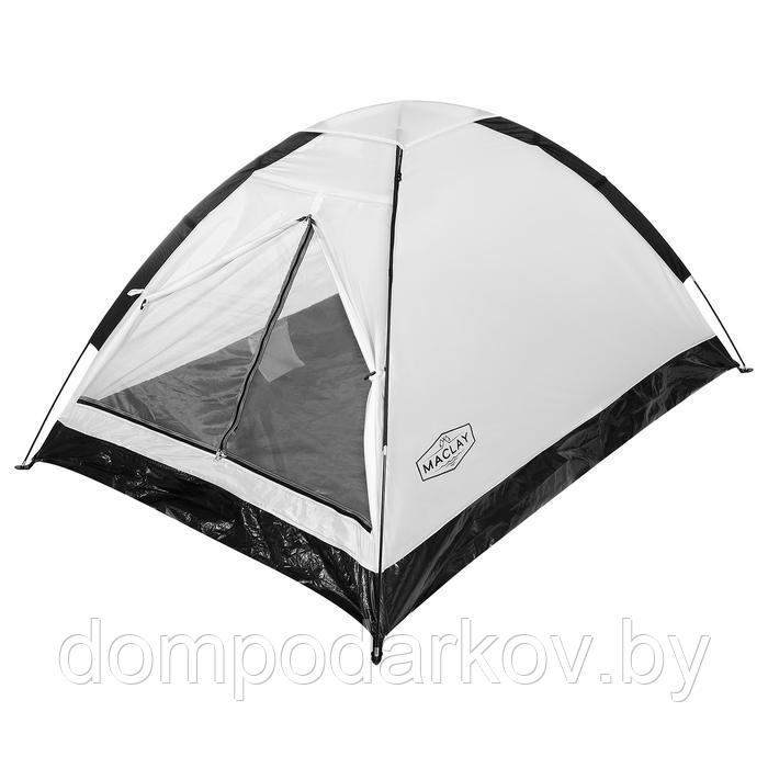 Палатка туристическая SANDE, 205 х 150 х 105 см, 2-местная, цвет белый - фото 2 - id-p123961870