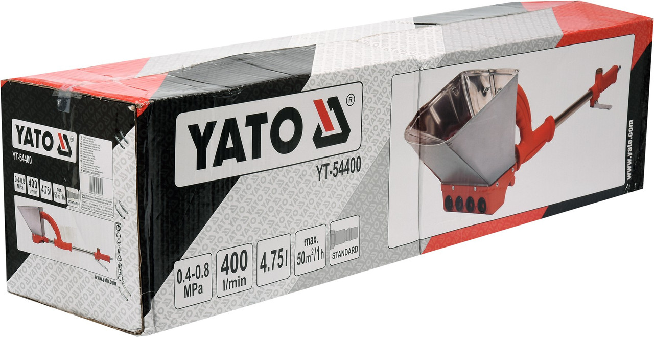 Ковш пневматический для штукатурки стен ковш хоппер YATO YT-54400 - фото 3 - id-p123962470