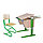 Стол письменный для школьника с деревянным стулом. Комплект растущей мебели Дэми СУТ 14.01, фото 3