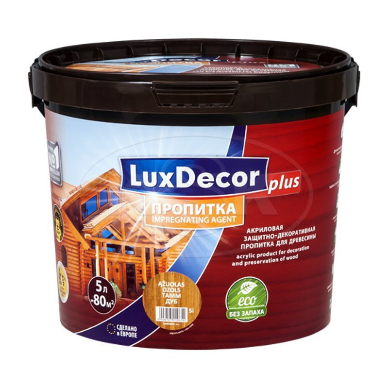 Декоративная пропитка для дерева LUXDECOR 10л - фото 1 - id-p123963679