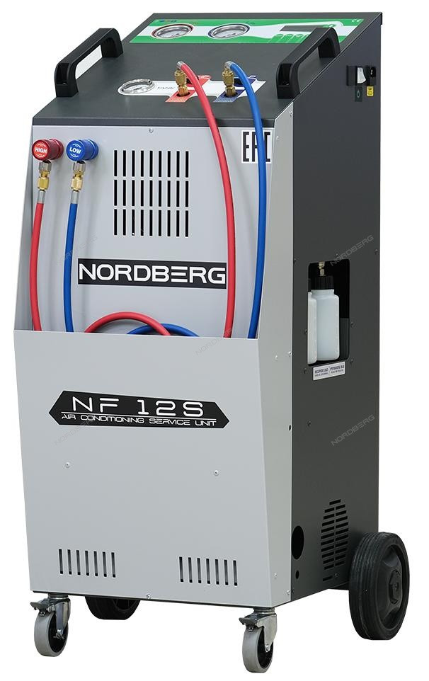 Автоматическая установка для заправки автомобильных кондиционеров, 12 л NORDBERG NF12S - фото 1 - id-p93206042