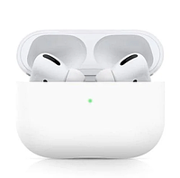 Силиконовый чехол для Apple Airpods Pro, белый