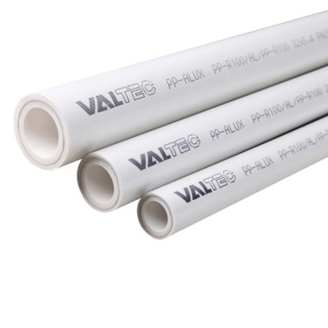 Полипропиленовая труба армированная алюминием Valtec PP-ALUX PN 25, 32 мм (белый, по 2 м) - фото 1 - id-p123982224