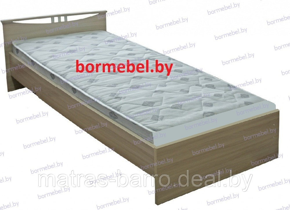 Кровать односпальная Мелисса 900 с ящиками шимо светлый - фото 5 - id-p123972191