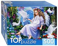 TOPpuzzle. ПАЗЛЫ 500 элементов. ХТП500-4239 АНГЕЛОК В САДУ