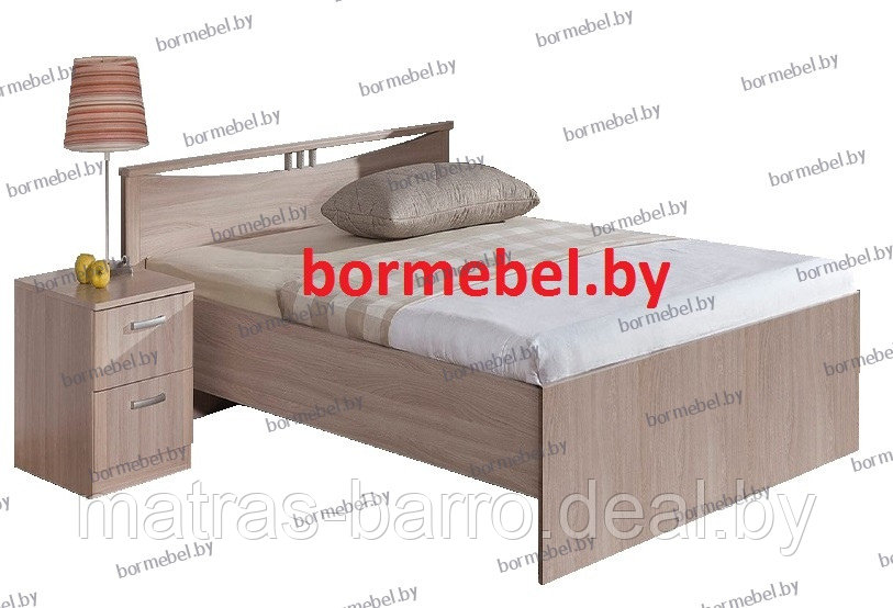 Кровать односпальная Мелисса 900 с ящиками шимо светлый - фото 2 - id-p123972191