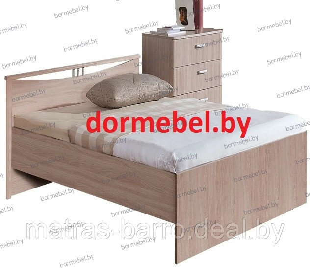 Кровать односпальная Мелисса 900 с ящиками шимо светлый - фото 4 - id-p123972191