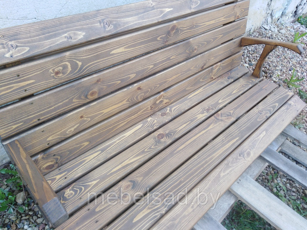 Сиденье качелей садовых из массива сосны "Берн" - фото 8 - id-p124005814