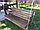 Сиденье качелей садовых из массива сосны  "Берн", фото 2