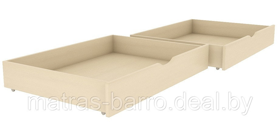 Кровать полуторная Мелисса 1200 с ящиками в белом цвете - фото 4 - id-p124006078