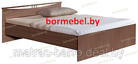 Кровать двуспальная Мелисса 1400 (ДСП шимо темный)